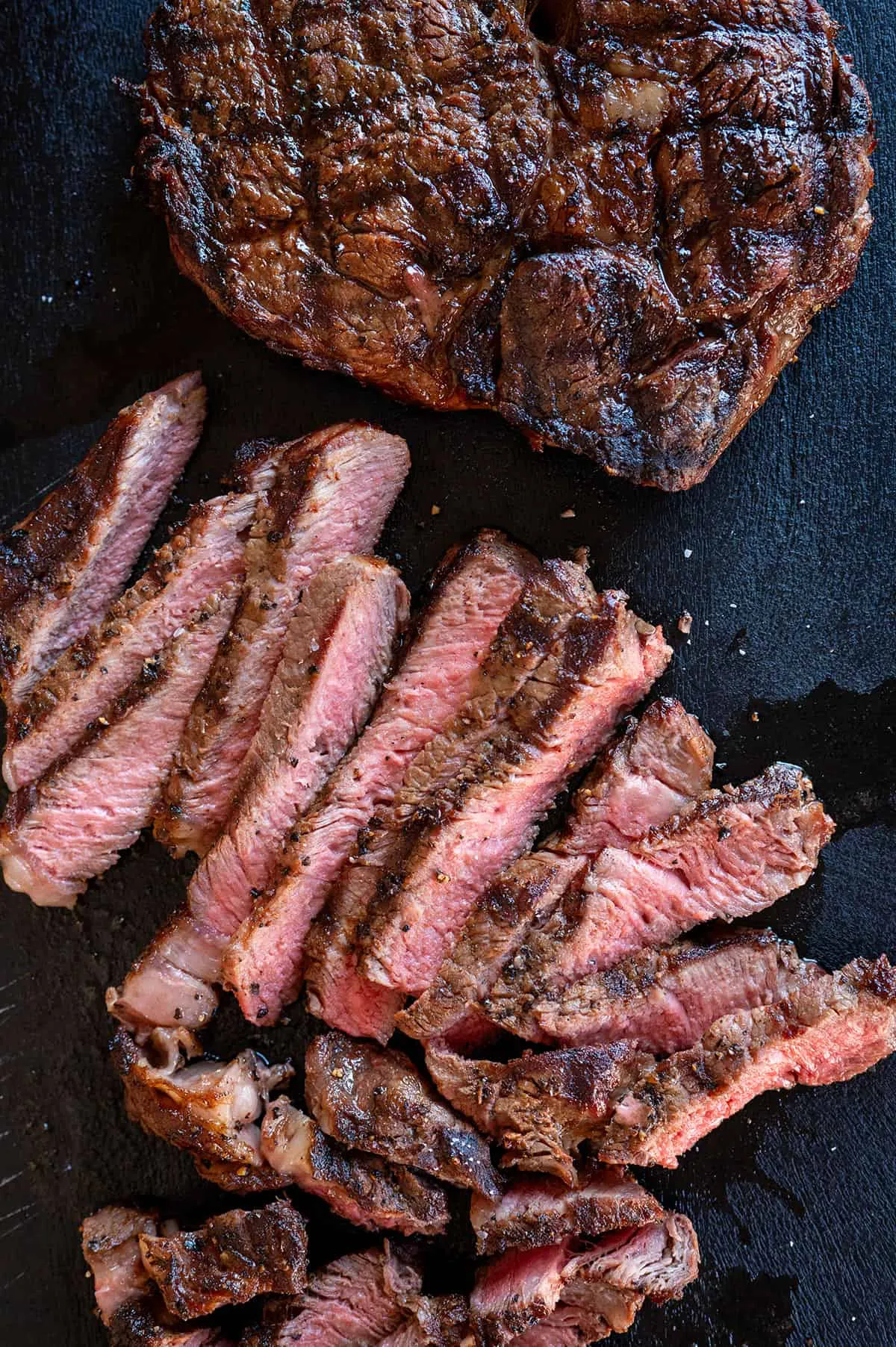 Rib eye feliat, la grătar